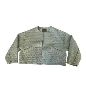 Blank-nyc Women's Green and Khaki Jacket